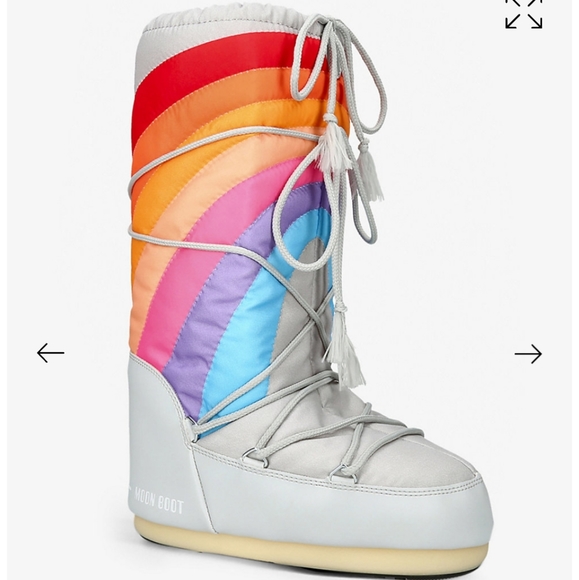 Moon Boot Shoes - Moon Boot Icon Rainbow Snow Boots